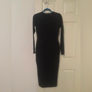 Forever 21 Classic Black Long Sleeve Dress